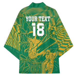 Cricket South Africa Custom Kimono Green Version Proteas