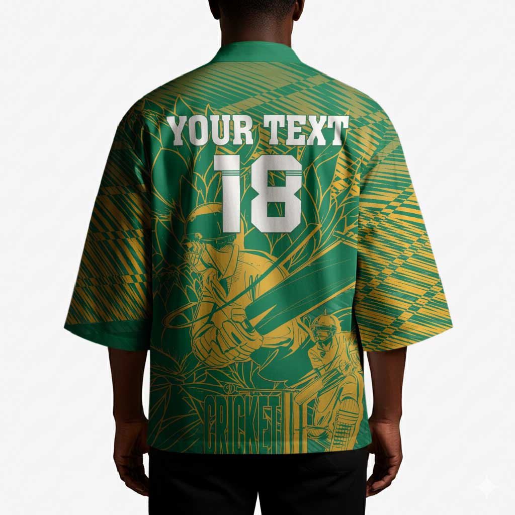 Cricket South Africa Custom Kimono Green Version Proteas