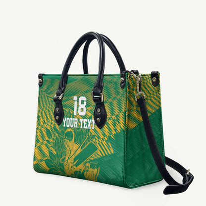 Cricket South Africa Custom Leather Bag Green Version Proteas