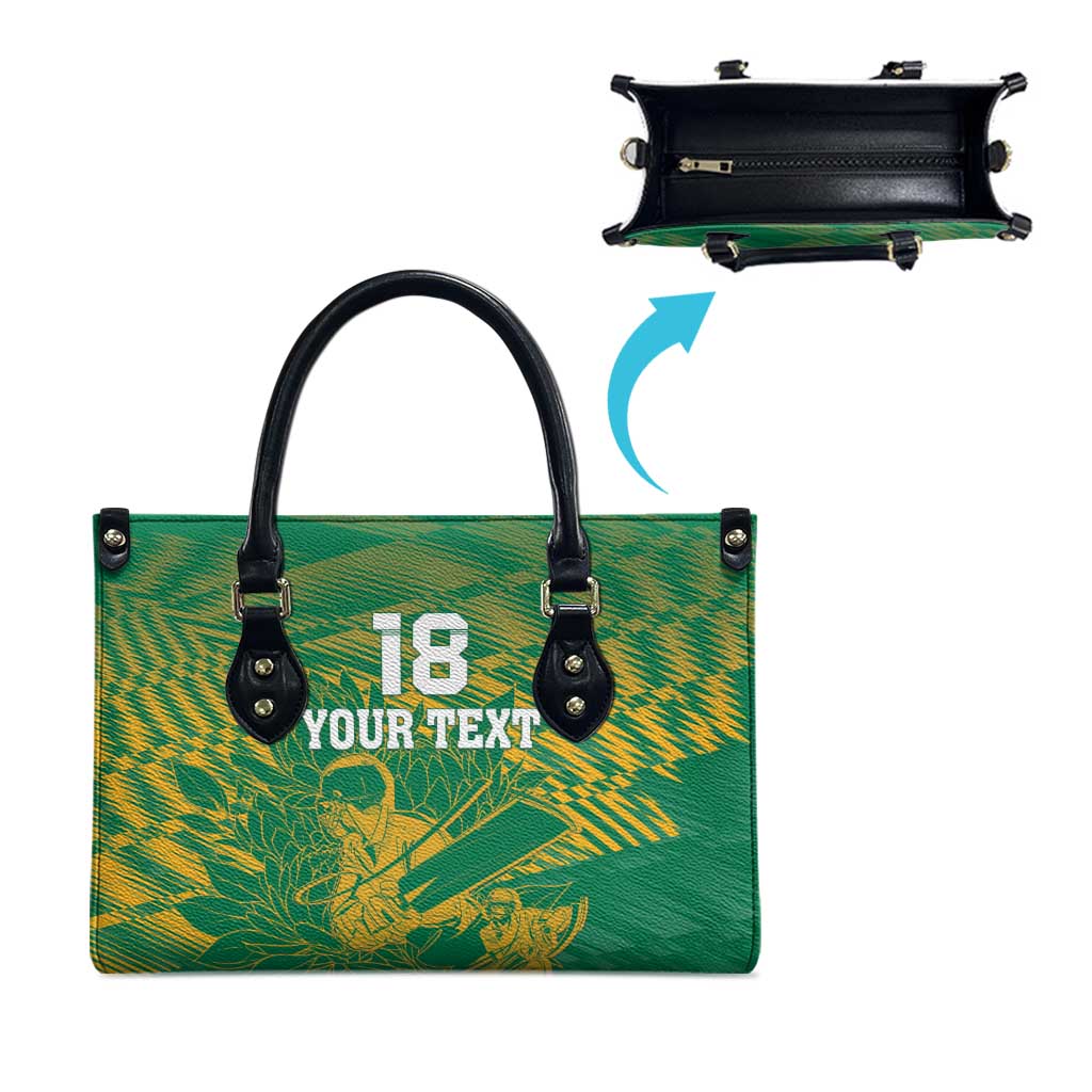 Cricket South Africa Custom Leather Bag Green Version Proteas