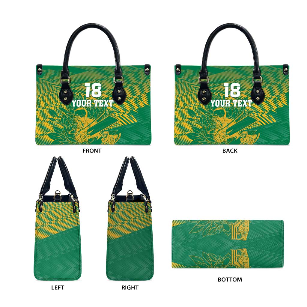Cricket South Africa Custom Leather Bag Green Version Proteas