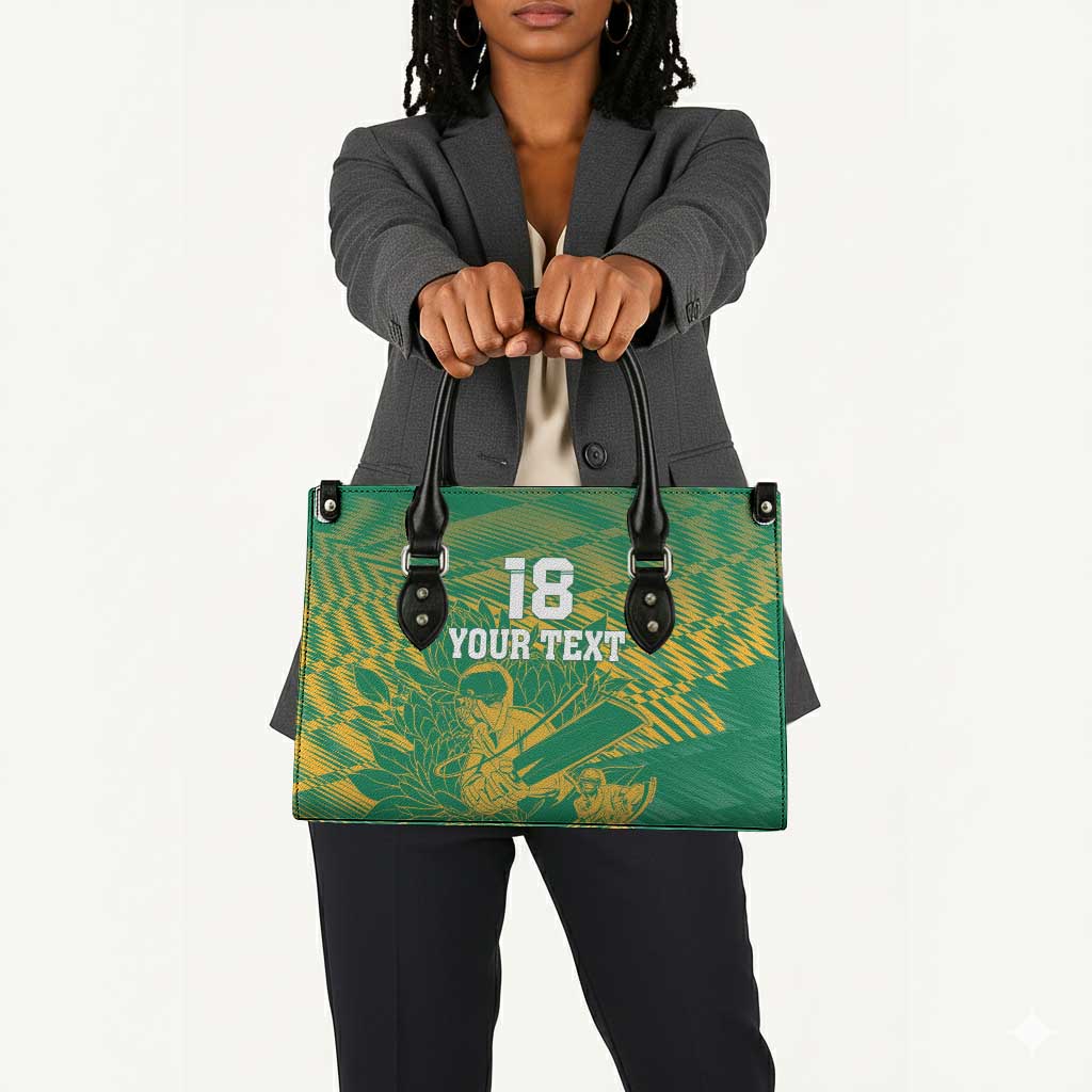 Cricket South Africa Custom Leather Bag Green Version Proteas