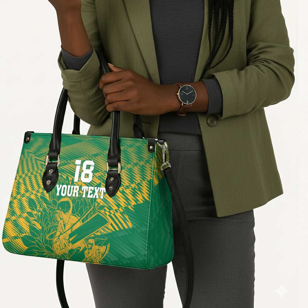 Cricket South Africa Custom Leather Bag Green Version Proteas