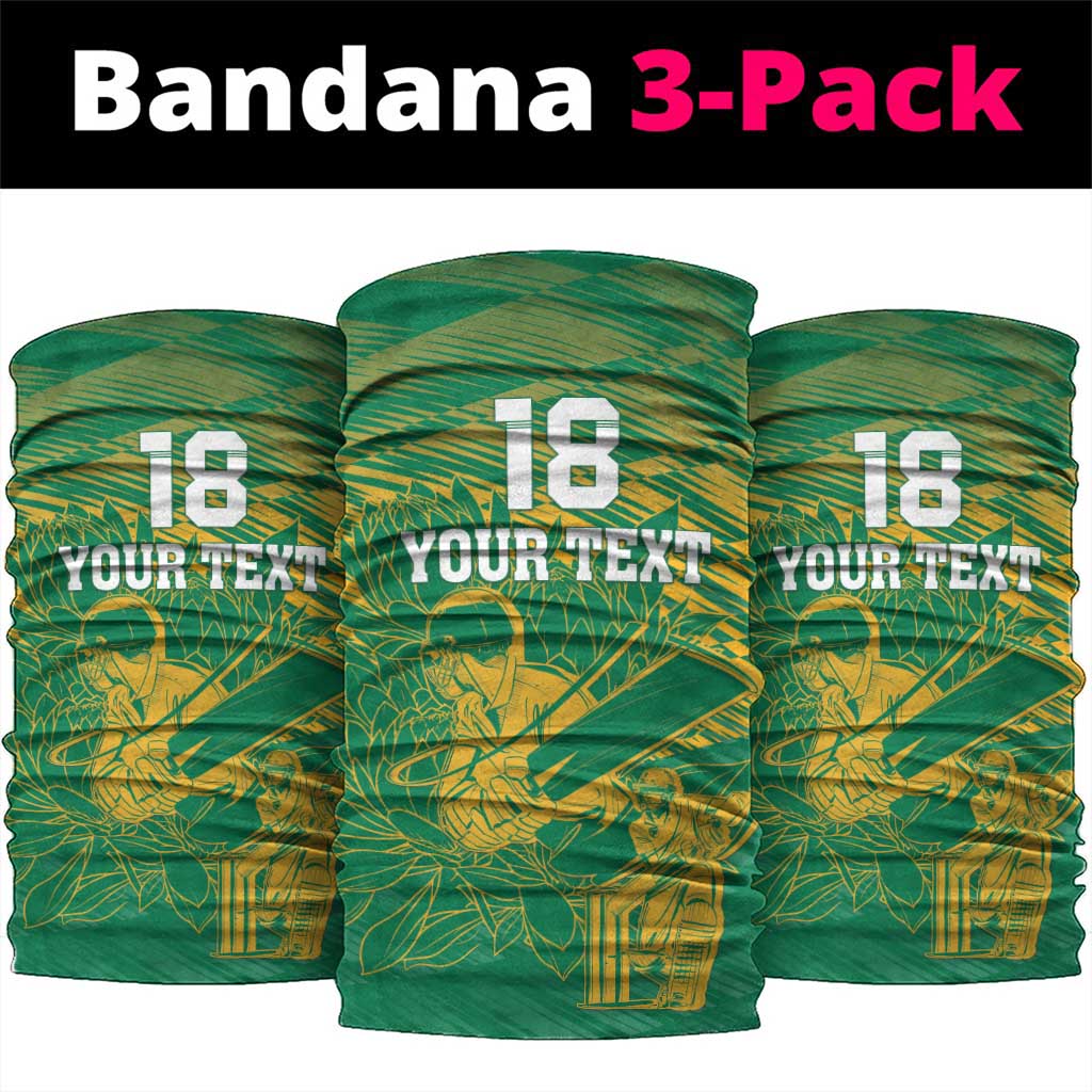 Cricket South Africa Custom Neck Gaiter Green Version Proteas LT18