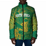 Cricket South Africa Custom Padded Jacket Green Version Proteas