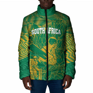 Cricket South Africa Custom Padded Jacket Green Version Proteas