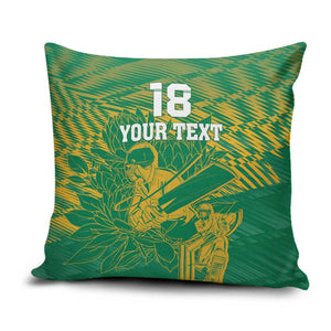 Cricket South Africa Custom Pillow Cover Green Version Proteas