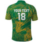 Cricket South Africa Custom Polo Shirt Green Version Proteas - African Pride