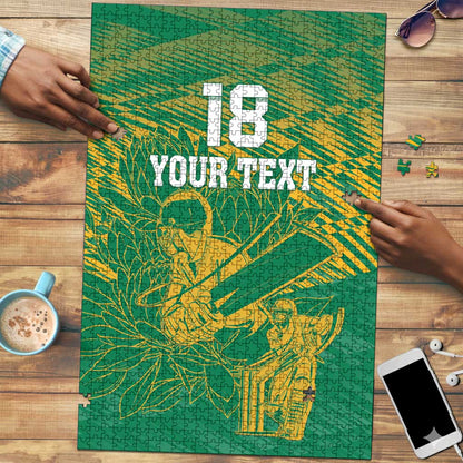 Cricket South Africa Custom Puzzle Green Version Proteas