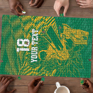 Cricket South Africa Custom Puzzle Green Version Proteas