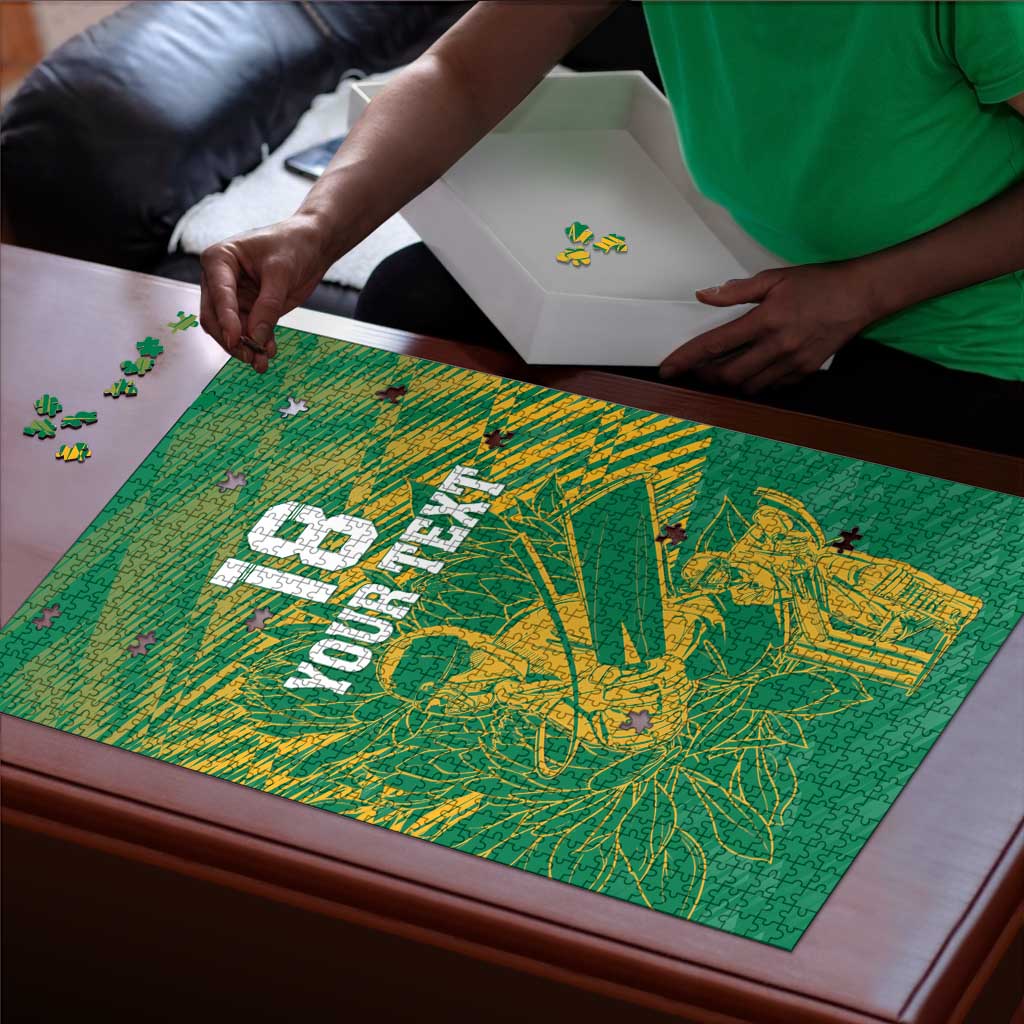 Cricket South Africa Custom Puzzle Green Version Proteas