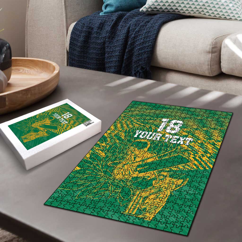 Cricket South Africa Custom Puzzle Green Version Proteas