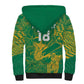 Cricket South Africa Custom Sherpa Hoodie Green Version Proteas - African Pride