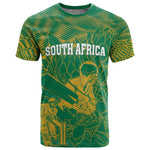 Cricket South Africa Custom T shirt Green Version Proteas - African Pride