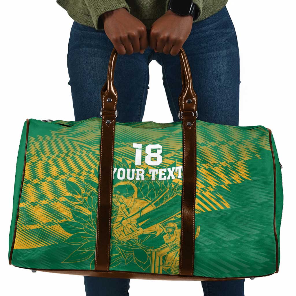 Cricket South Africa Custom Travel Bag Green Version Proteas