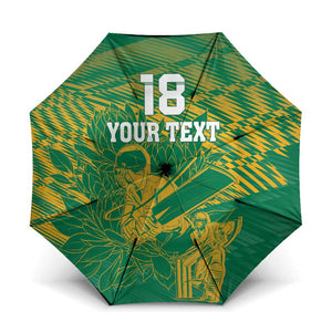 Cricket South Africa Custom Umbrella Green Version Proteas