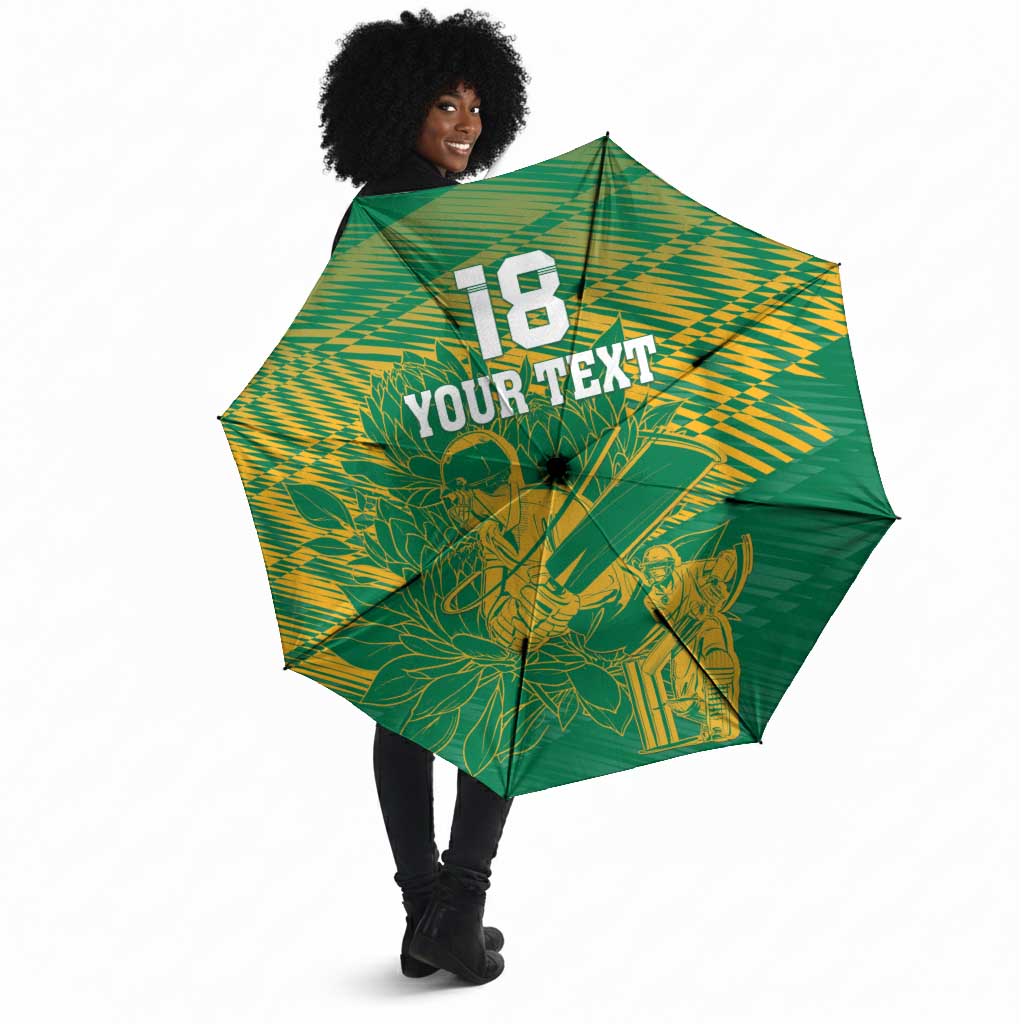Cricket South Africa Custom Umbrella Green Version Proteas
