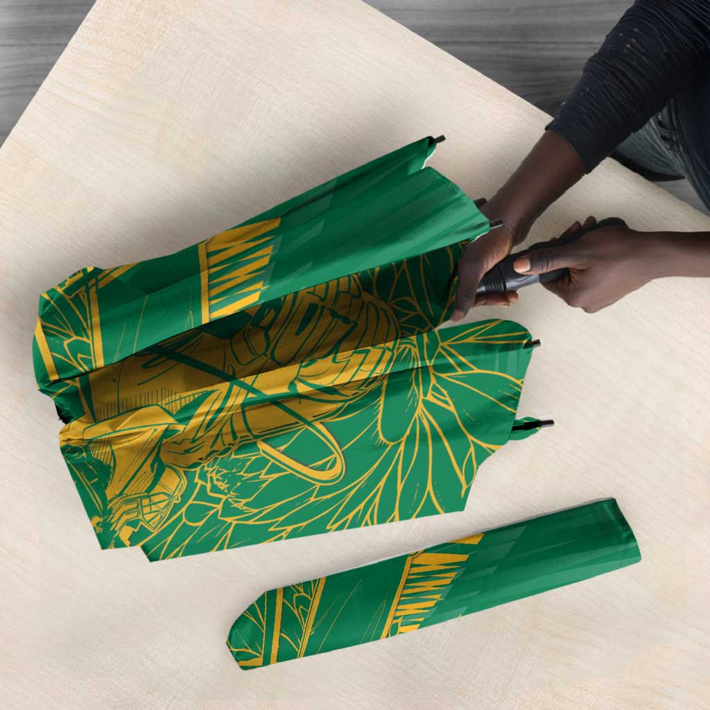 Cricket South Africa Custom Umbrella Green Version Proteas