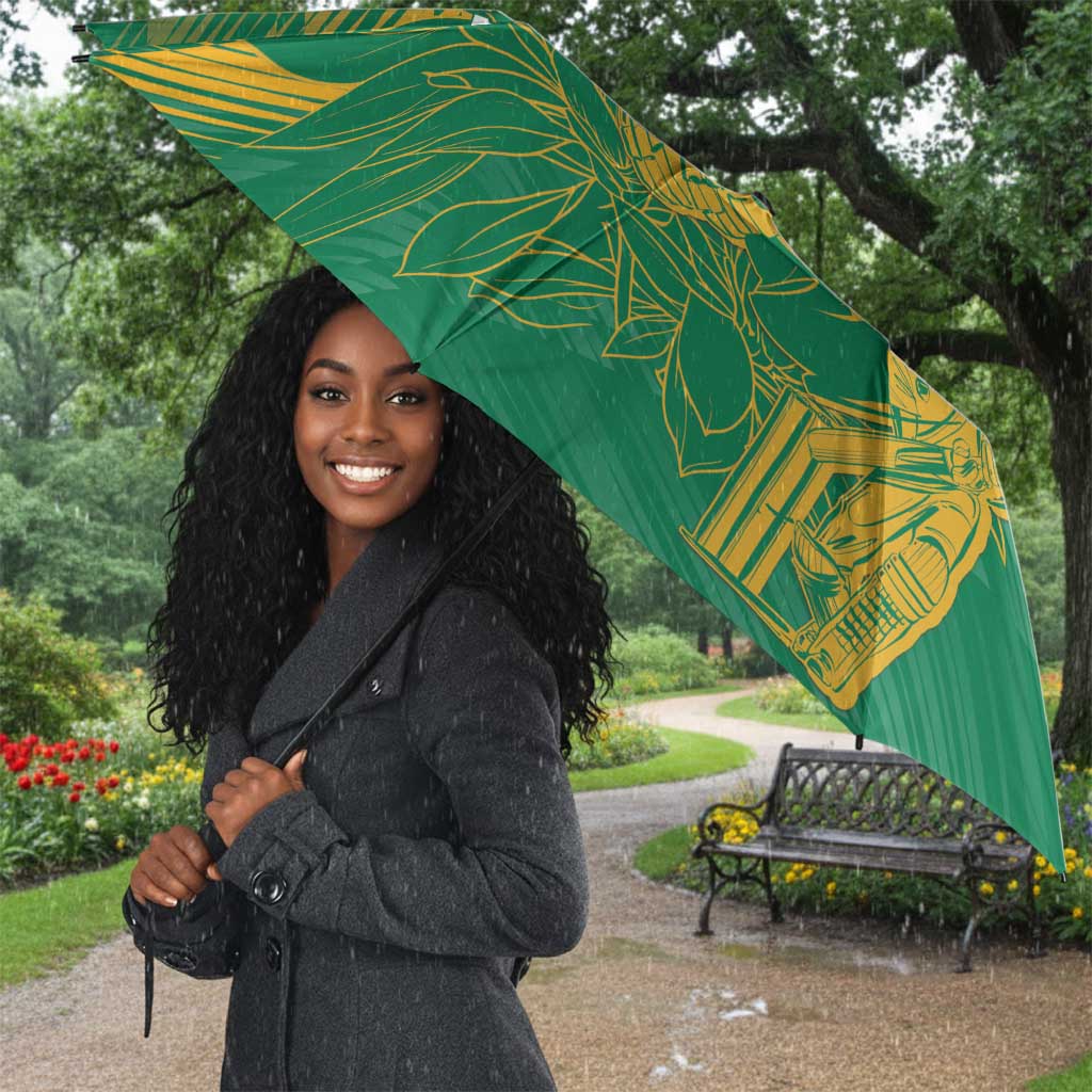Cricket South Africa Custom Umbrella Green Version Proteas
