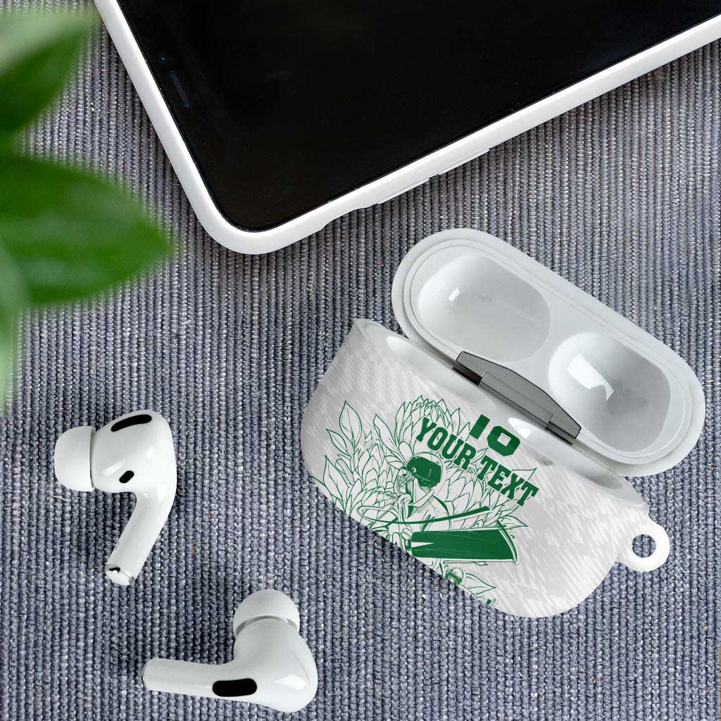 Cricket South Africa Custom AirPods Case White Version Proteas