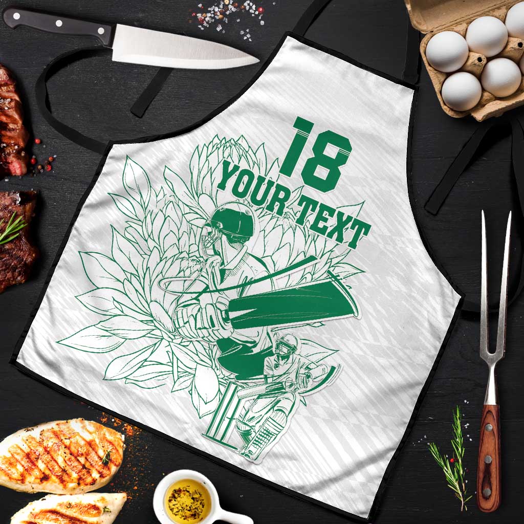 Cricket South Africa Custom Apron White Version Proteas