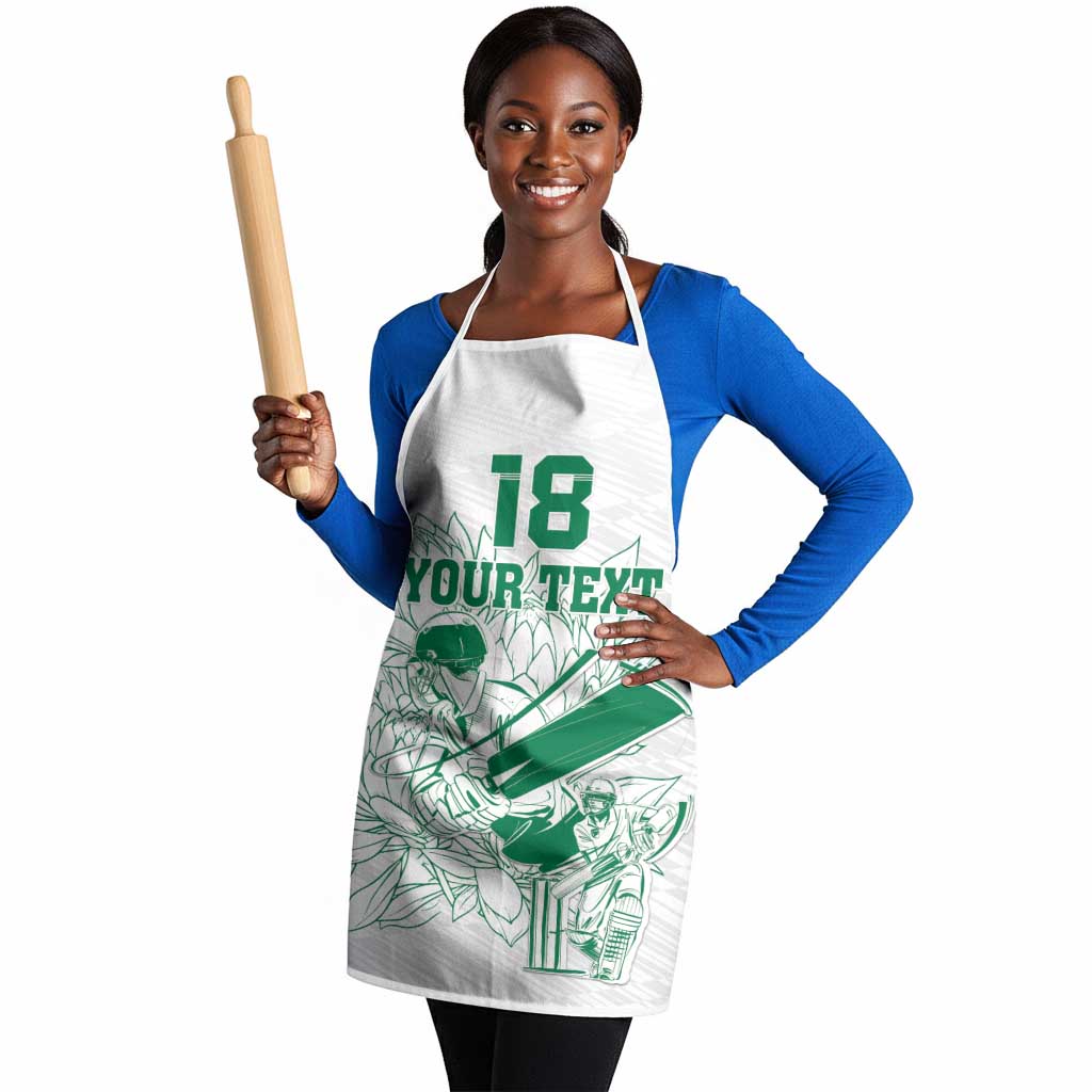 Cricket South Africa Custom Apron White Version Proteas