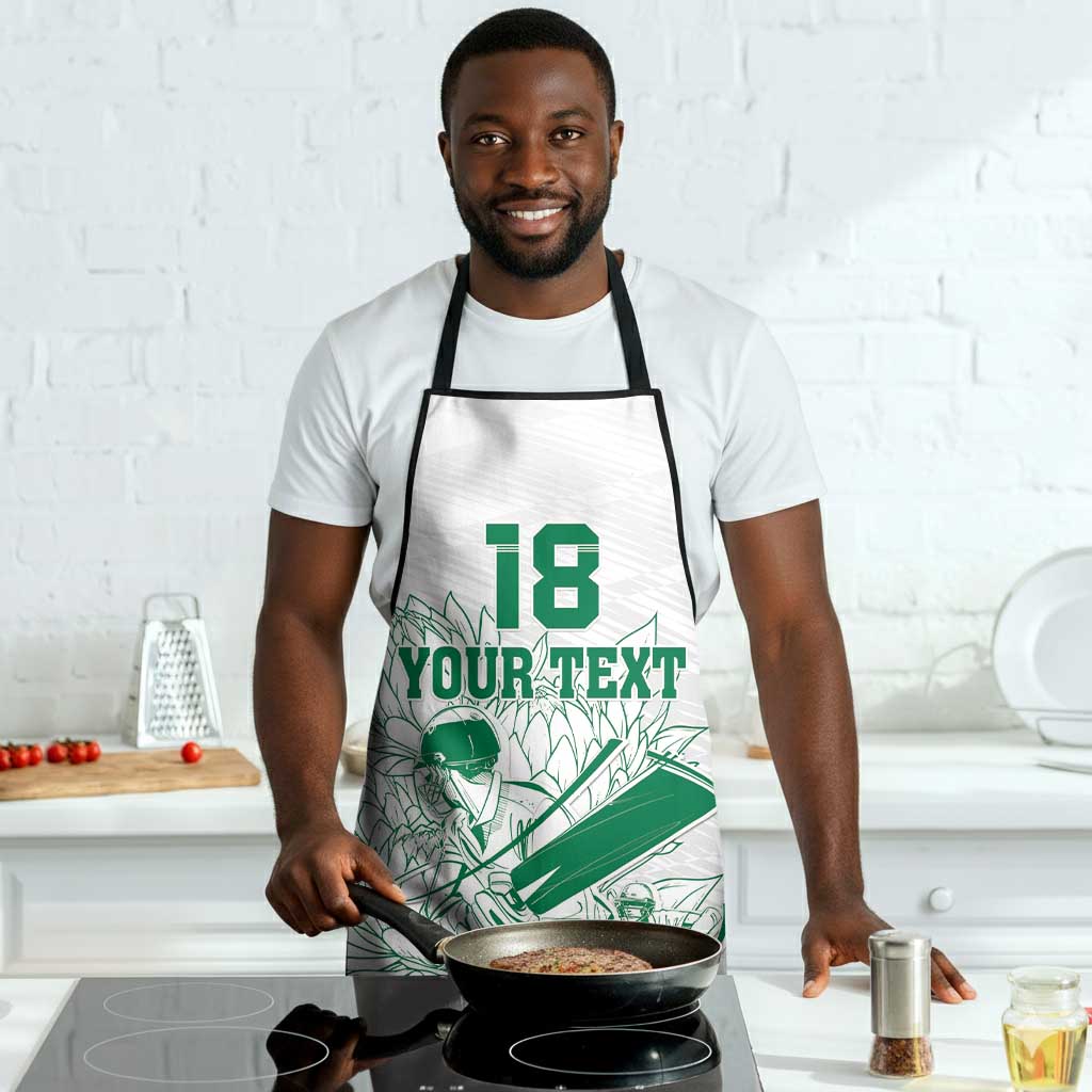 Cricket South Africa Custom Apron White Version Proteas