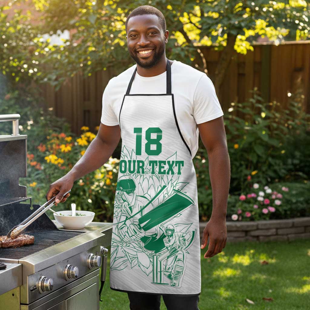 Cricket South Africa Custom Apron White Version Proteas