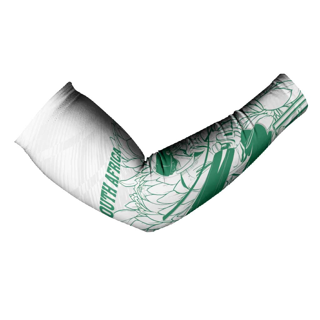 Cricket South Africa Custom Arm Sleeves White Version Proteas