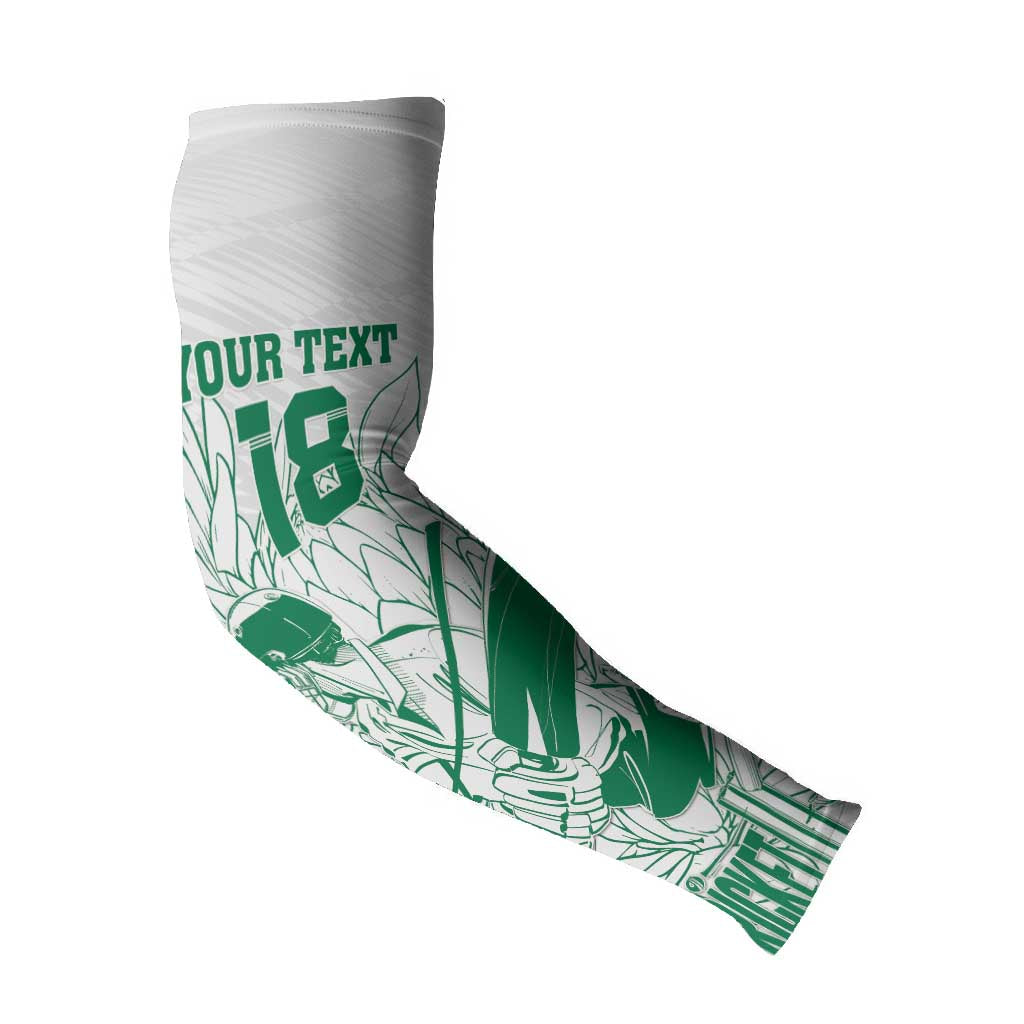 Cricket South Africa Custom Arm Sleeves White Version Proteas
