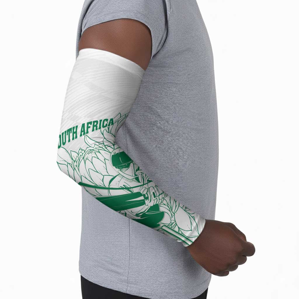 Cricket South Africa Custom Arm Sleeves White Version Proteas