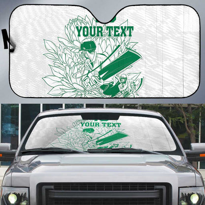 Cricket South Africa Custom Auto Sun Shade White Version Proteas