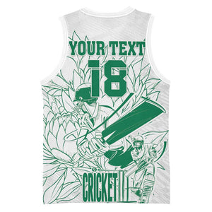 Cricket South Africa Custom Basketball Jersey White Version Proteas LT18