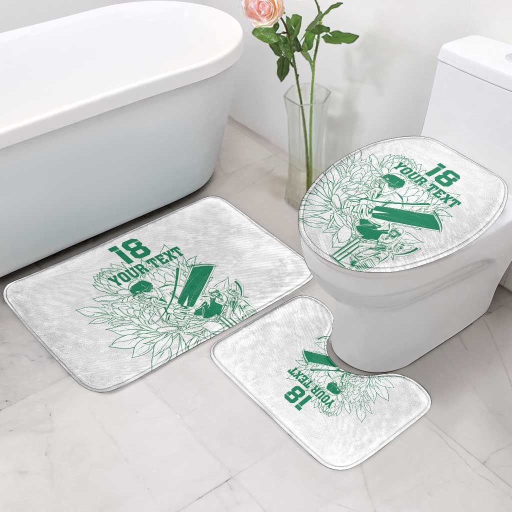 Cricket South Africa Custom Bathroom Set White Version Proteas