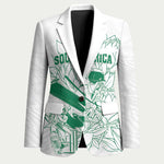 Cricket South Africa Custom Blazer White Version Proteas