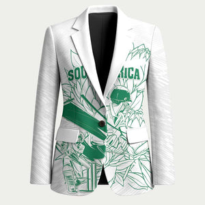Cricket South Africa Custom Blazer White Version Proteas
