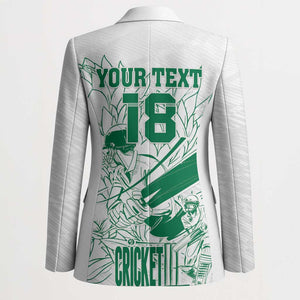 Cricket South Africa Custom Blazer White Version Proteas