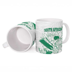 Cricket South Africa Custom Ceramic Mug White Version Proteas