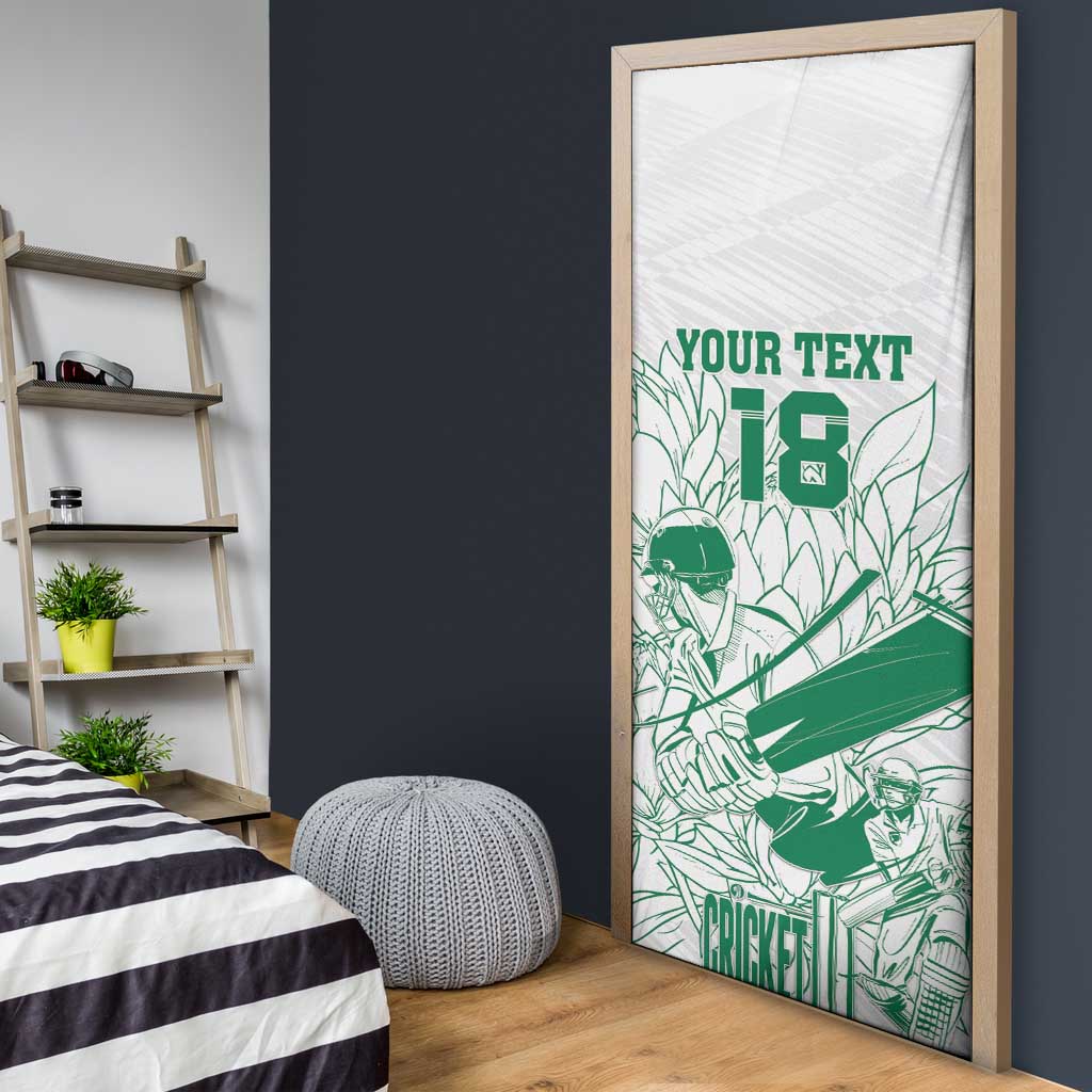 Cricket South Africa Custom Door Cover White Version Proteas