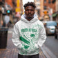 Cricket South Africa Custom Hoodie White Version Proteas - African Pride