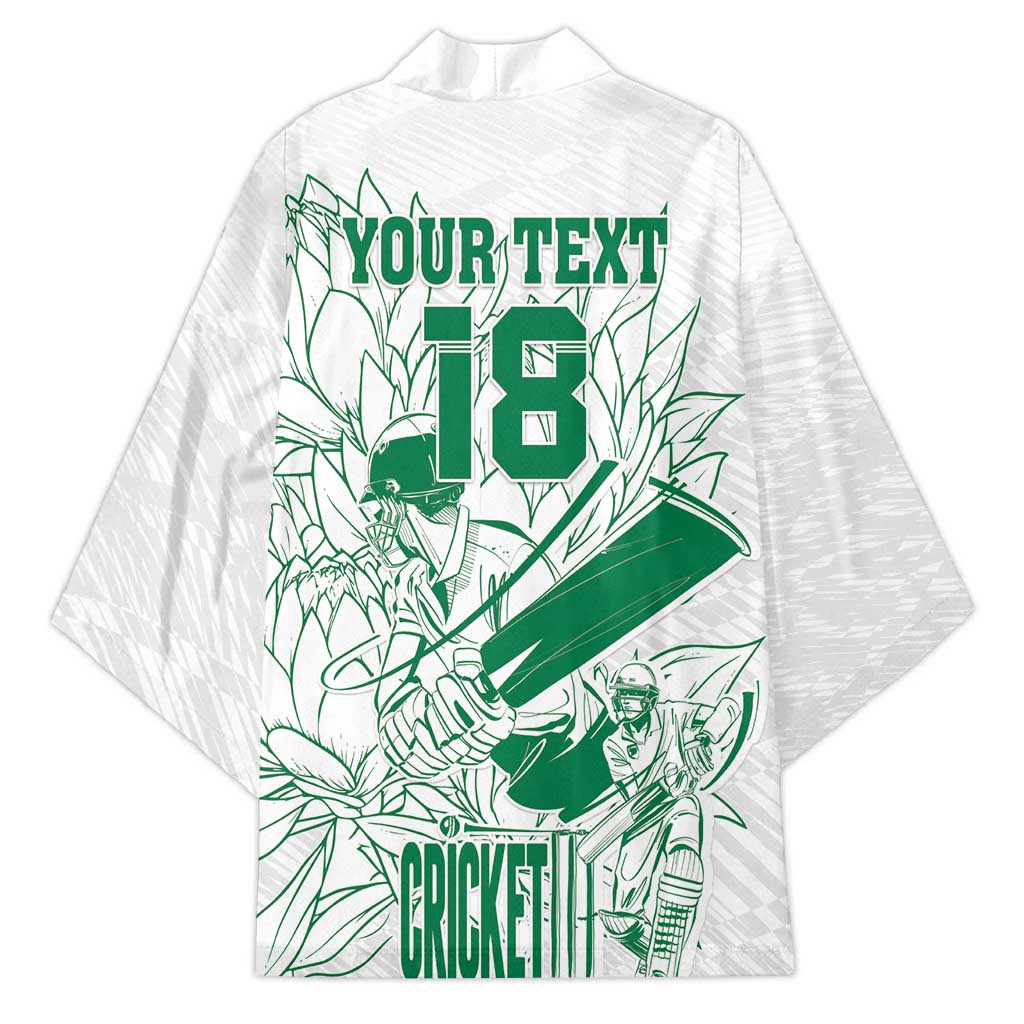 Cricket South Africa Custom Kimono White Version Proteas