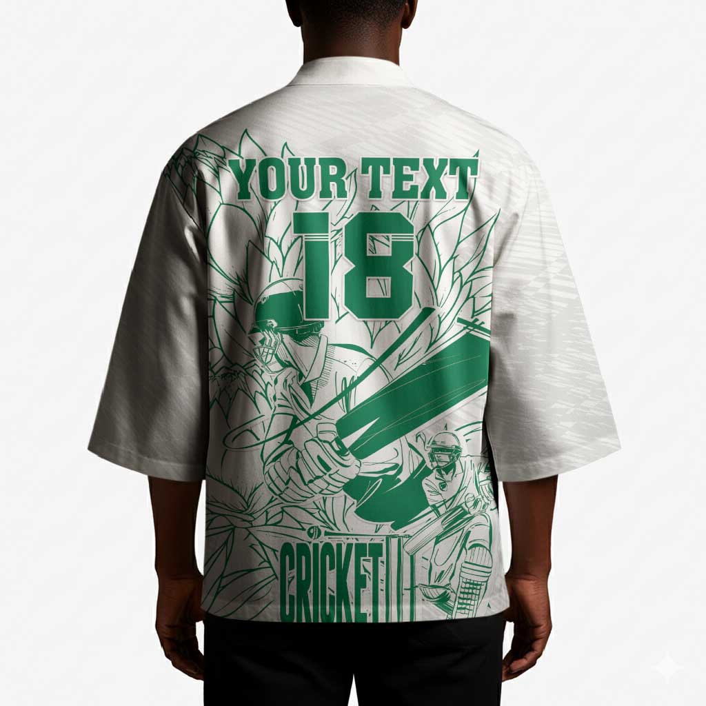 Cricket South Africa Custom Kimono White Version Proteas