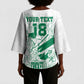 Cricket South Africa Custom Kimono Sleeve Blouse White Version Proteas