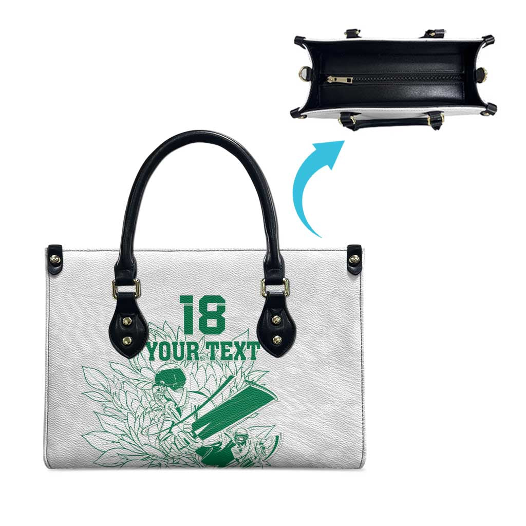 Cricket South Africa Custom Leather Bag White Version Proteas