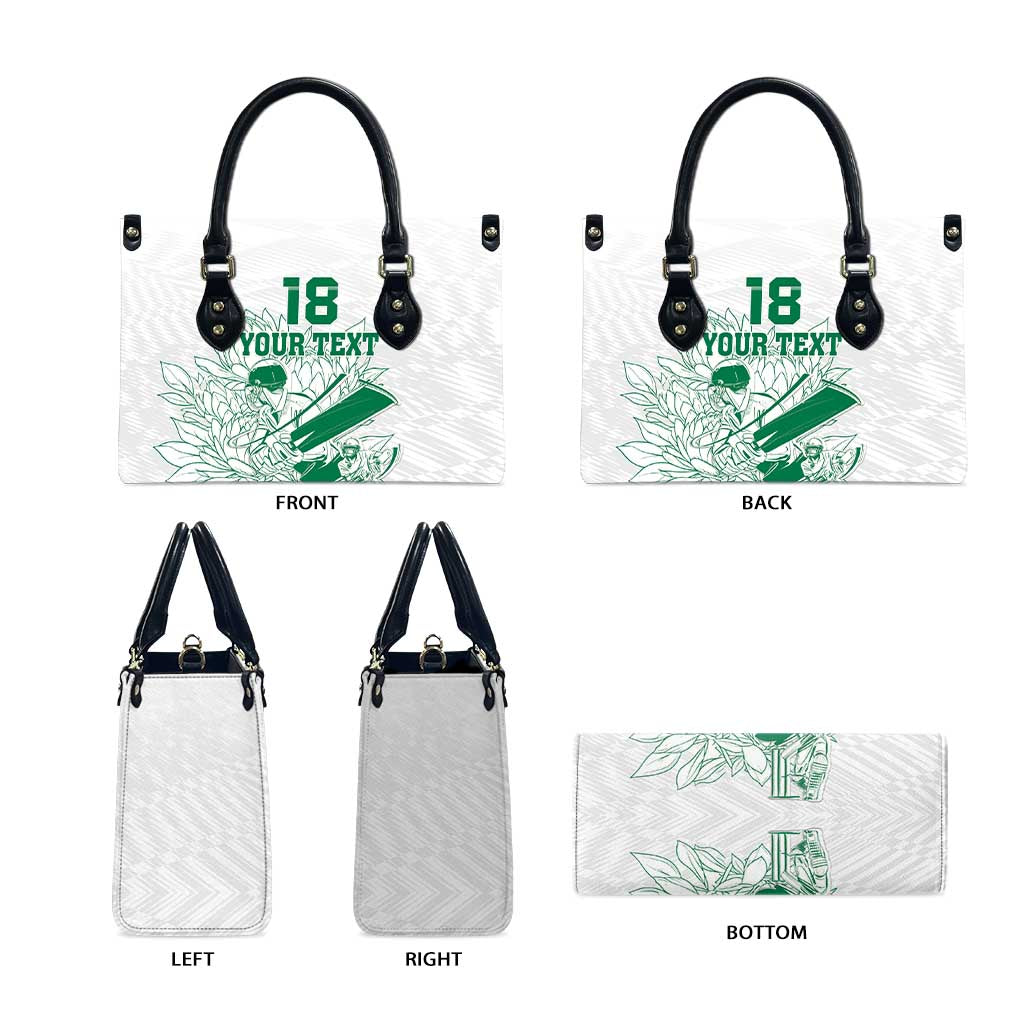 Cricket South Africa Custom Leather Bag White Version Proteas