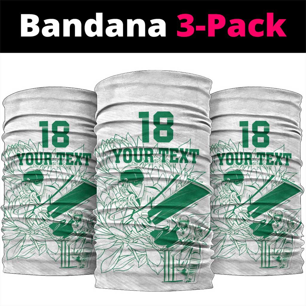 Cricket South Africa Custom Neck Gaiter White Version Proteas LT18