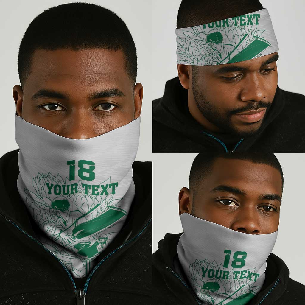 Cricket South Africa Custom Neck Gaiter White Version Proteas LT18