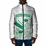 Cricket South Africa Custom Padded Jacket White Version Proteas