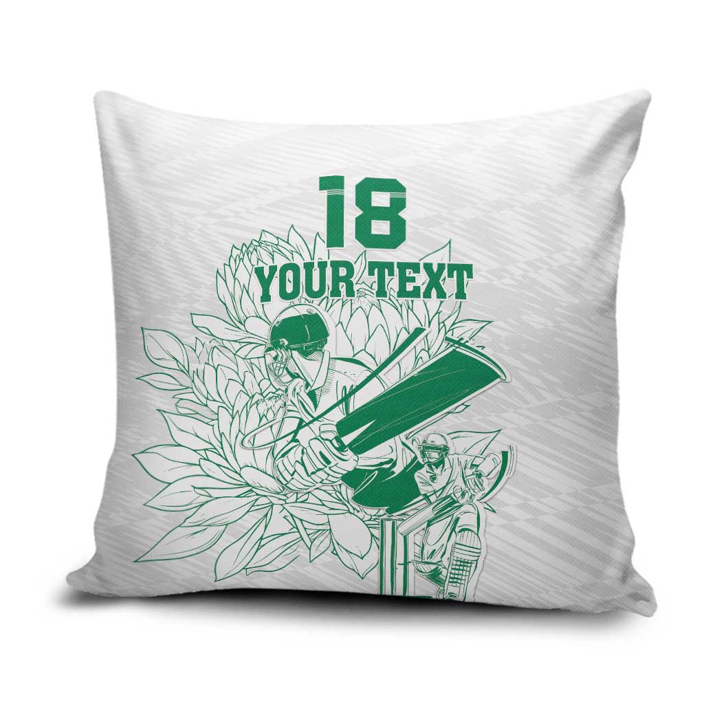 Cricket South Africa Custom Pillow Cover White Version Proteas