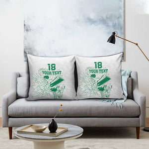 Cricket South Africa Custom Pillow Cover White Version Proteas